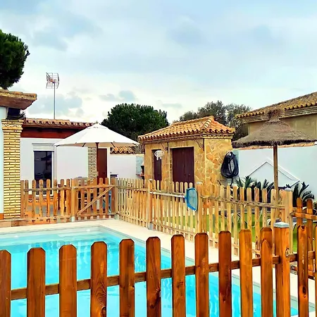 Casa Piscina Privada Vallada & Barbacoa A&C Chiclana de la Frontera Exterior foto